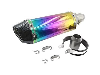 Foto 1 | Foto 1 | Tubo de Escape para Moto Modificado Silenciador Universal 51 mm Tornasol