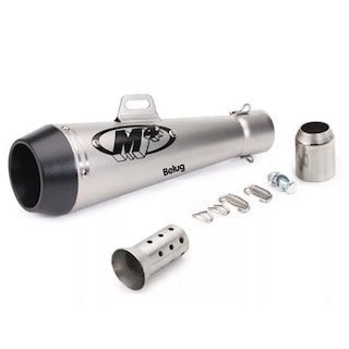 Foto 2 | Foto 2 | Escape Moto Belug Deportivo 51mm Acero Inoxidable Y Silenciador M4 Plata