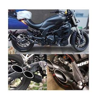 Foto 2 | Foto 2 | Escape Silenciador para Moto 2 Agujeros Eo Safe Imports Esi-6218 color Negro