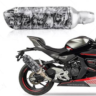Foto 2 | Foto 2 | Escape Silenciador Deportivo P/moto Estilo Calavera Eo Safe Imports Esi-12377 Multicolor