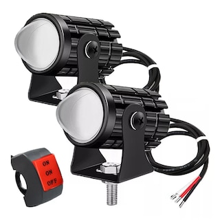 Foto 1 | Foto 1 | Faros de Lupa Eo Safe Imports ESI-4591 color Negro para Auto o Moto 12-80V 1 Par