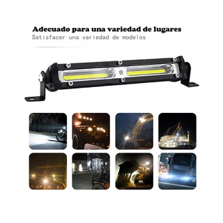 Foto 2 | Foto 2 | Luz dTrabajo Led del Automóvil Luz Auxiliar 7 Pulgadas Esi-6661 color Negro