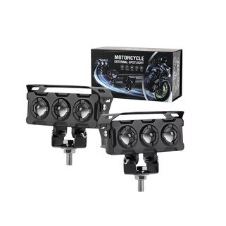 Foto 1 | Foto 1 | Faros LED Auxiliares BELUG color Negro Tres Modos Universal Cuadrados 48000 LM 2 Piezas