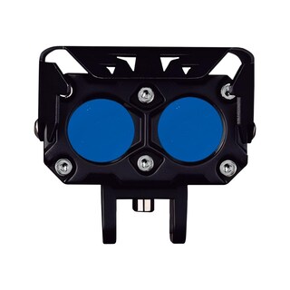 Foto 1 | Foto 1 | Faro Led Para Moto Rasen Rectangular Doble Ojo De Diablo 2000lm 2 Led Con Lupa 12-60v 12-30w