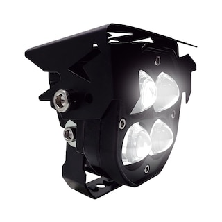 Foto 1 | Foto 1 | Faro Led Para Moto Rasen Con 4 Lupas Y Luz Amarillo-blanco 360°50m 22w 12-80v