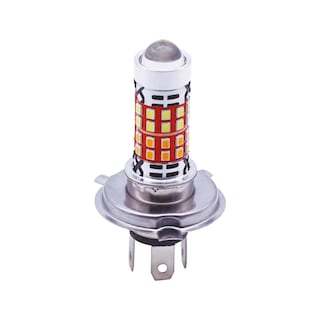 Foto 1 | Foto 1 | Foco Led H4 Para Moto Rasen Con Lupa Luz Blanca Y Amarilla 40 Leds Laterales 12-80 V