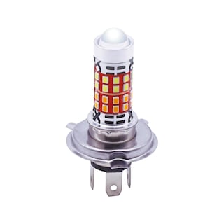 Foto 3 | Foto 3 | Foco Led H4 Para Moto Rasen Con Lupa Luz Blanca Y Amarilla 40 Leds Laterales 12-80 V