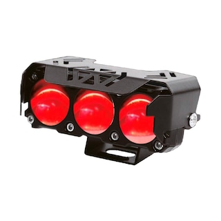Foto 2 | Foto 2 | Faro Led Para Moto Rasen 3 Ojos De Diablo 2900lm 3 Led Con Lupa 12-60v 26w
