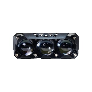 Foto 3 | Foto 3 | Faro Led Para Moto Rasen 3 Ojos De Diablo 2900lm 3 Led Con Lupa 12-60v 26w