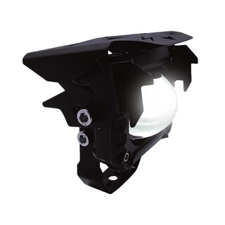 Foto 1 | Foto 1 | Faro Led Para Moto Rasen Tipo Murciélago Luz Amarillo-blanco 1 Led Lupa 360° 50m 12-80v 10w