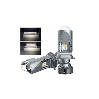 Foto 2 | Foto 2 | Faros Led H4 con Lente Mini Led de 20000 Lm Eo Safe Imports Esi-17061 Gris