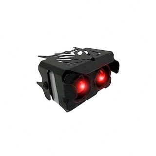 Foto 4 | Foto 4 | Faro Led Rectangular Para Moto Rasen 2 Lupas Luz Amarilla-blanca