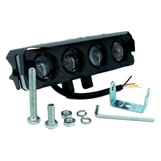 Foto 1 | Foto 1 | Faro Led Para Moto Rasen, 4 Lupas, Luz Amarilla-blanca Y Halo