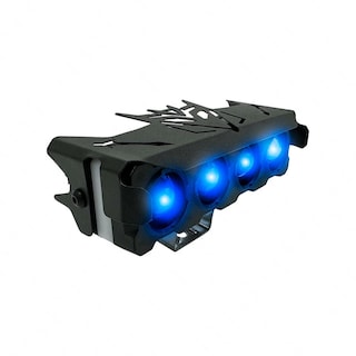 Foto 4 | Foto 4 | Faro Led Para Moto Rasen, 4 Lupas, Luz Amarilla-blanca Y Halo