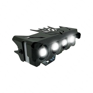 Foto 2 | Foto 2 | Faro Led Para Moto Rasen, 4 Lupas, Luz Amarilla-blanca Y Halo