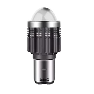 Foto 1 | Foto 1 | Faro Foco Led Mini Lupa H4 Ba20d H6 Alta Baja Moto 2000lm Lab.g Negro