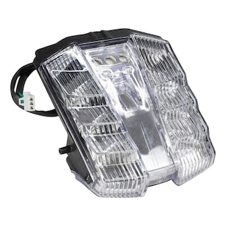 Foto 1 | Foto 1 | Calavera Trasera de Luz Led para Motocicleta Kinlley Ft200 color Plata