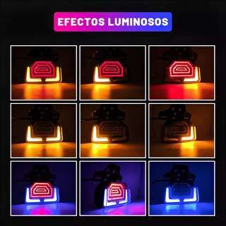Foto 2 | Foto 2 | Luz De Freno Stop Motocicleta Moto Direccionales Universal Eo Safe Imports Esi-15540 Multicolor