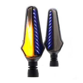 Foto 3 | Foto 3 | Direccionales para Moto Rasen RS-DIR-0035Y-BU Luz color Azul y Amarillo Universal