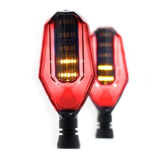 Foto 5 | Foto 5 | Direccionales para Moto Rasen Universal Luz color Rojo y Amarillo