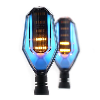 Foto 5 | Foto 5 | Direccionales para Moto Rasen RS-DIR-0032Y-BU Luz color Azul y Amarillo Universal