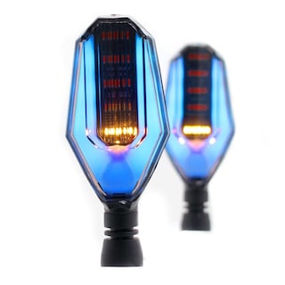 Foto 7 | Foto 7 | Direccionales para Moto Rasen RS-DIR-0032Y-BU Luz color Azul y Amarillo Universal