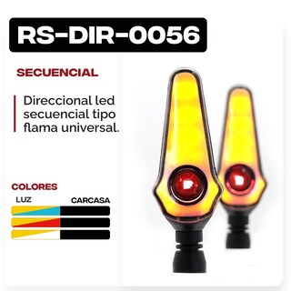 Foto 8 | Foto 8 | Direccionales para Moto Rasen RS-DIR-0056Y-BU Luz color Azul y Amarillo Universal