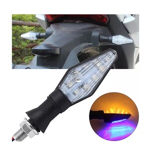 Foto 2 | Foto 2 | Kit 4pz Direccionales Led Moto Motocicleta Doble Funcion Eo Safe Imports Esi-10214 Negro
