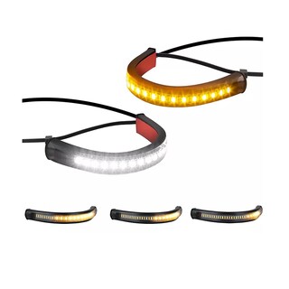 Foto 2 | Foto 2 | Par 2 Tira De Led Moto Secuecial Direccionales Eo Safe Imports Eosi-10275 Amarillo