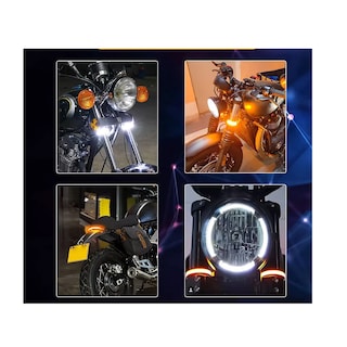 Foto 3 | Foto 3 | Par 2 Tira De Led Moto Secuecial Direccionales Eo Safe Imports Eosi-10275 Amarillo