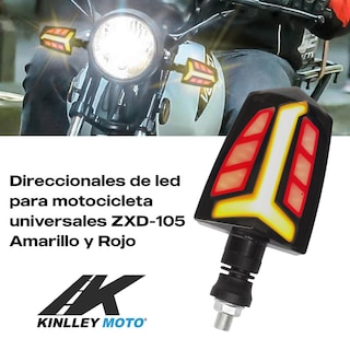 Foto 2 | Foto 2 | Direccionales Led Para Motocicleta Kinlley Kl1035 Negro