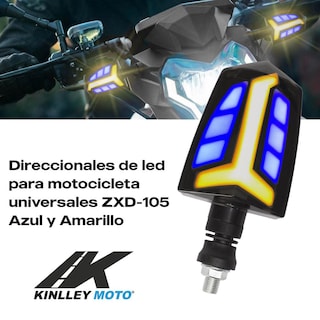 Foto 2 | Foto 2 | Direccionales Led Para Motocicleta Kinlley Universal Negro