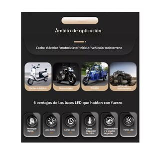 Foto 5 | Foto 5 | Direccionales Led Para Moto Intermitente De Calavera 12v 3d Negro