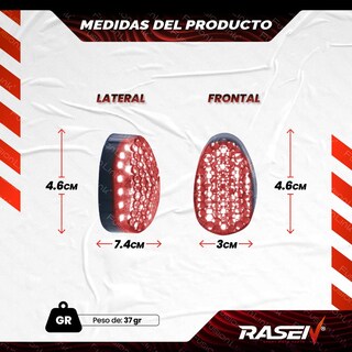 Foto 5 | Foto 5 | Par De Direccionales Led Tipo Tortuga Universal Para Motocicleta