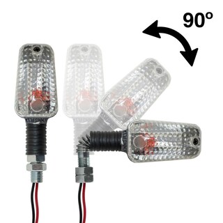 Foto 1 | Foto 1 | Direccional Universal Set Con Resorte Mini Cuadrada Transparente