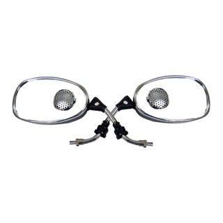 Foto 1 | Foto 1 | Espejos Ovalados Roda para Motocicleta Mp3 8mm x 10mm