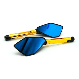 Foto 3 | Foto 3 | Espejo Deportivo Con Vidrio Azul Tipo Pentagonal Universal Para Motocicleta