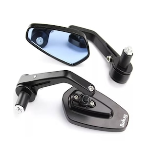 Foto 1 | Foto 1 | 2 Pz Espejos Moto Deportivos Racer Motocicleta, Belug Negro