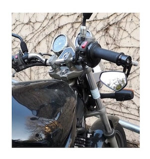 Foto 4 | Foto 4 | 2 Pz Espejos Moto Deportivos Racer Motocicleta, Belug Negro