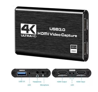 Foto 2 | Foto 2 | Tarjeta De Captura De Vídeo Hdmi Usb 3.0 4k Hd