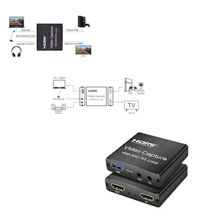 Foto 4 | Foto 4 | Tarjeta De Captura Hdmi Full Hd 1080p 60fps De Audio Y Vídeo, Negro