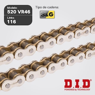 Foto 4 | Foto 4 | Cadena para Moto 520vr46x116l Zj Did