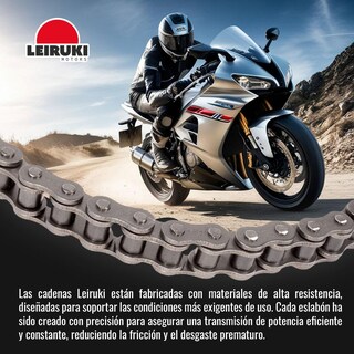 Foto 2 | Foto 2 | Cadena Reforzada Super O-ring 530h X122 Moto Leiruki