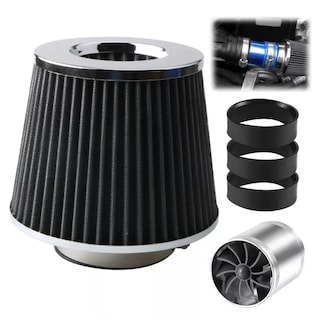 Foto 4 | Foto 4 | Filtro De Alto Flujo Universal Y Tornado Turbina Para Auto Plata