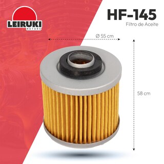 Foto 2 | Foto 2 | Filtro Aceite Hf-145 Moto Yamaha V-star650 Xvs650 Leiruki