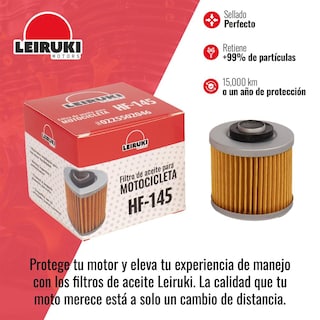 Foto 3 | Foto 3 | Filtro Aceite Hf-145 Moto Yamaha V-star650 Xvs650 Leiruki