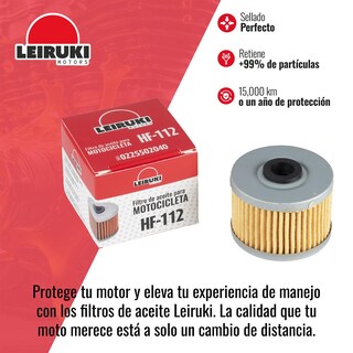 Foto 3 | Foto 3 | Filtro Aceite Hf-112 Moto Honda Xr400 Kx450f Polaris500 Leiruki