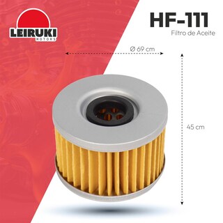 Foto 2 | Foto 2 | Filtro Aceite Hf-111 Moto Honda Cb400 Trx500 Trx680 Leiruki