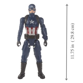 Foto 6 | Foto 6 | Figura de Acción Avengers Marvel Endgame Titan Hero Captain América - Venta Internacional