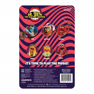 Foto 3 | Foto 3 | Figura De Acción Super7 The Muppets Electric Mayhem Band Animal - Venta Internacional